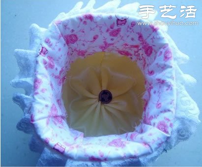 油桶+棉花+棉布 廢物利用手工制作收納筐 -  rpnrmr.com