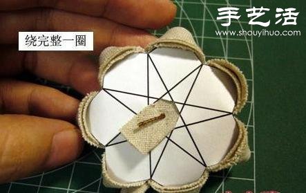布條+卡紙 手工制作森系布藝花朵 -  rpnrmr.com