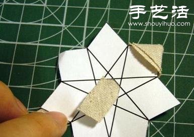 布條+卡紙 手工制作森系布藝花朵 -  rpnrmr.com