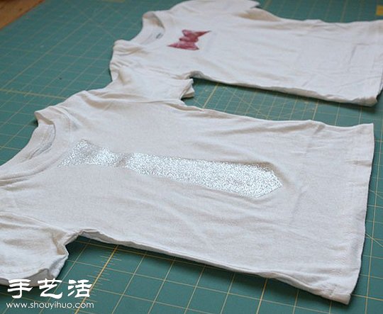 DIY學(xué)生情調(diào)白色情侶T恤 -  rpnrmr.com