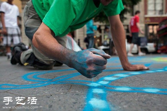 Joe Mangrum街頭沙畫藝術(shù) -  rpnrmr.com