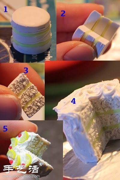 軟陶手工制作迷你蛋糕 -  rpnrmr.com