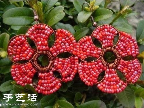 串珠+鐵絲 DIY手工制作漂亮項(xiàng)鏈吊墜 -  rpnrmr.com