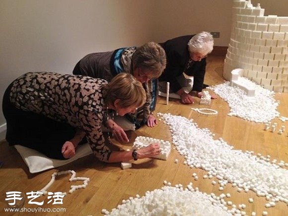 50多萬顆方糖DIY幻想中的未來城市模型 -  rpnrmr.com