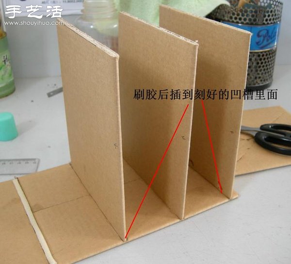 硬紙板廢物利用DIY精致收納柜 -  rpnrmr.com