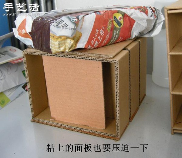 硬紙板廢物利用DIY精致收納柜 -  rpnrmr.com