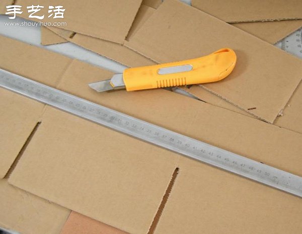 硬紙板廢物利用DIY精致收納柜 -  rpnrmr.com