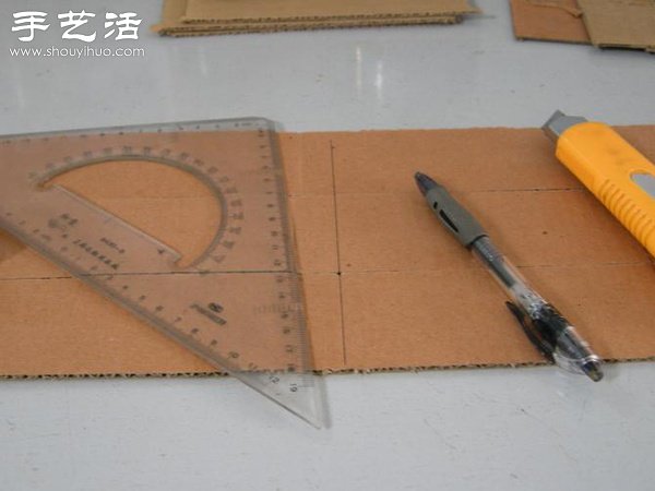 硬紙板廢物利用DIY精致收納柜 -  rpnrmr.com