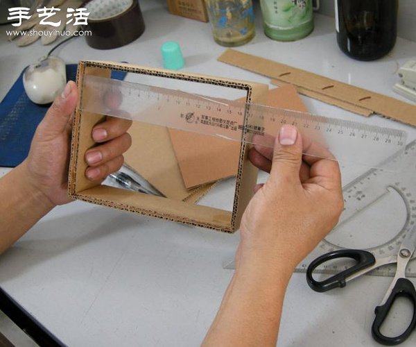 硬紙板廢物利用DIY精致收納柜 -  rpnrmr.com