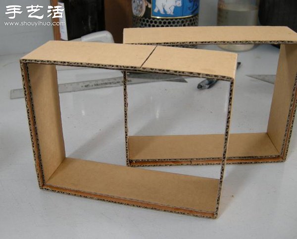 硬紙板廢物利用DIY精致收納柜 -  rpnrmr.com