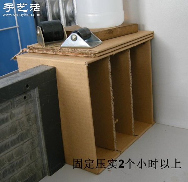 硬紙板廢物利用DIY精致收納柜 -  rpnrmr.com