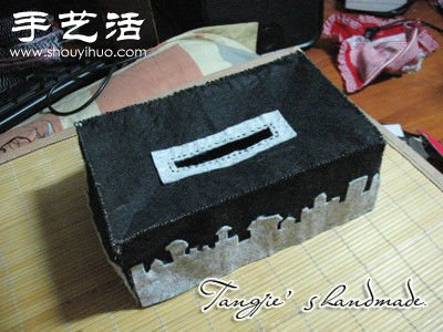碎布料DIY制作漂亮布藝紙巾盒 -  rpnrmr.com