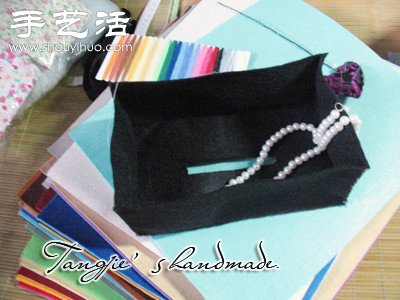 碎布料DIY制作漂亮布藝紙巾盒 -  rpnrmr.com