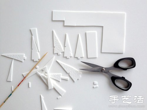 簡(jiǎn)單圣誕樹(shù)圖章手工制作 -  rpnrmr.com