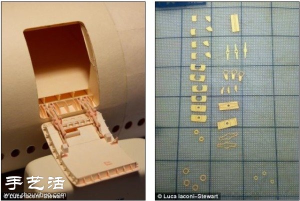 硬紙板DIY制作超精細(xì)波音777飛機(jī)模型 -  rpnrmr.com