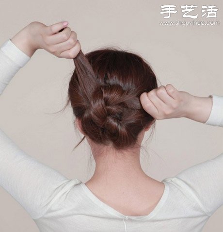 長發(fā)MM看過來：韓式發(fā)髻盤發(fā)DIY教程 -  rpnrmr.com