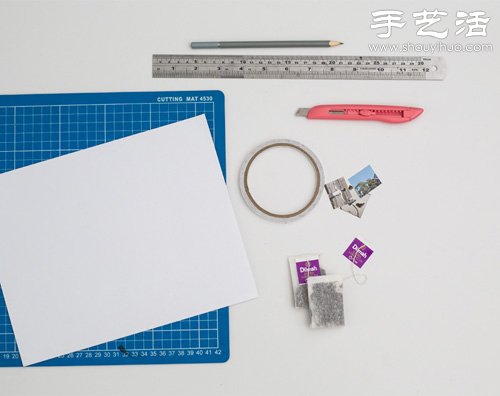 照片+紙板 手工制作漂亮茶包標(biāo)簽 -  rpnrmr.com