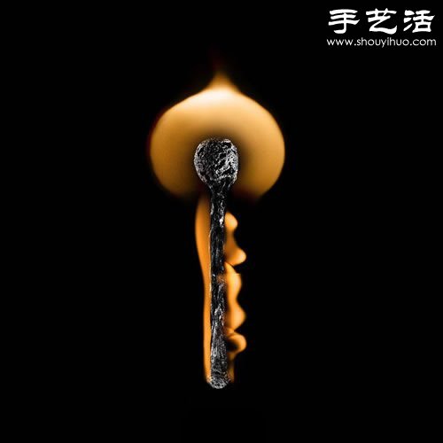 燃燒火柴DIY美輪美奐創(chuàng)意攝影 -  rpnrmr.com