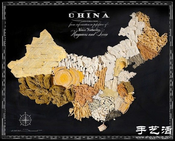 各地特產(chǎn)DIY的超逼真本地地圖 -  rpnrmr.com