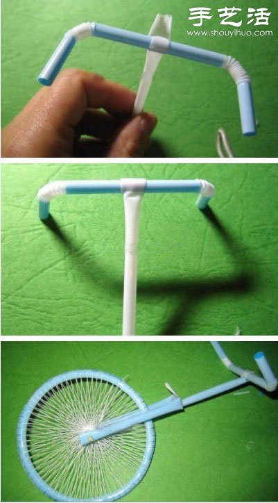 吸管自行車手工制作 變廢為寶DIY吸管自行車 -  rpnrmr.com