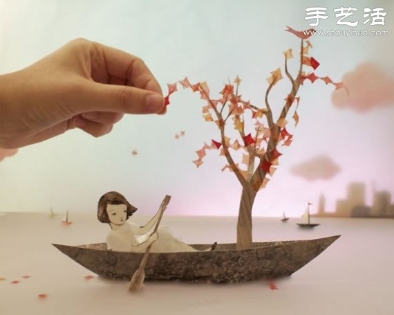 精美3D紙藝作品 回憶童年那些舊事 -  rpnrmr.com