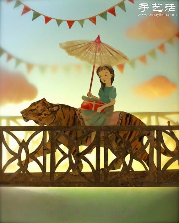 精美3D紙藝作品 回憶童年那些舊事 -  rpnrmr.com