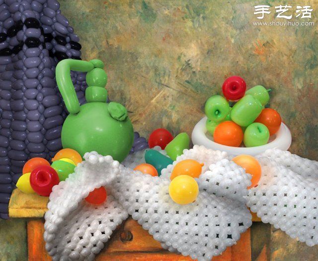 街頭藝術(shù)家Larry Moss的氣球編織作品 -  rpnrmr.com