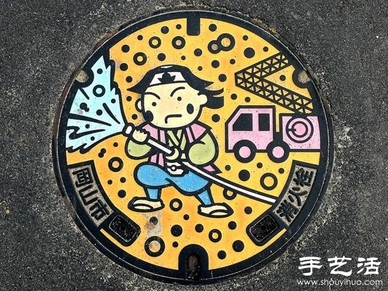 日本街頭創(chuàng)意井蓋DIY設(shè)計 -  rpnrmr.com