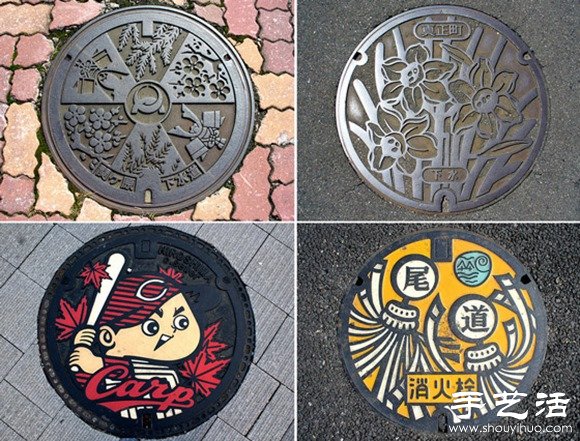 日本街頭創(chuàng)意井蓋DIY設(shè)計 -  rpnrmr.com