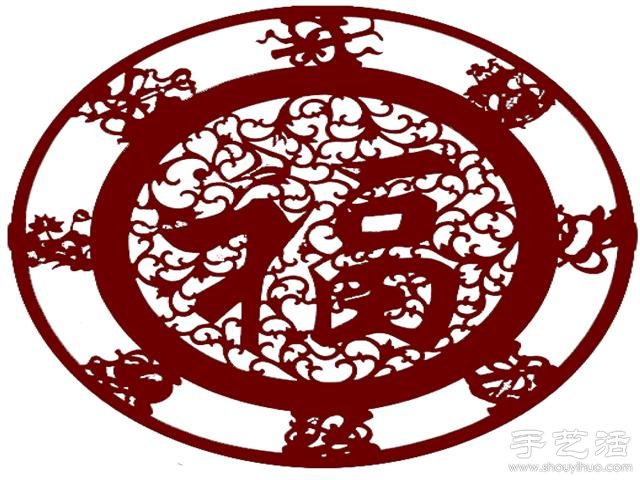 喜慶吉祥的“?！弊旨艏垐D案 -  rpnrmr.com