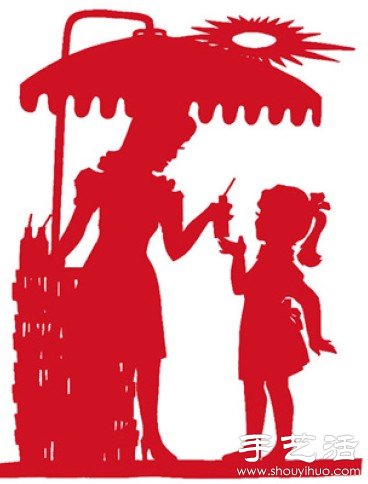 中國傳統(tǒng)剪影圖案作品欣賞 -  rpnrmr.com