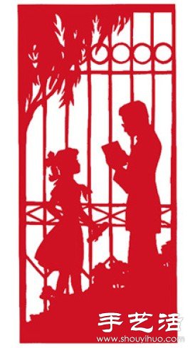 中國傳統(tǒng)剪影圖案作品欣賞 -  rpnrmr.com