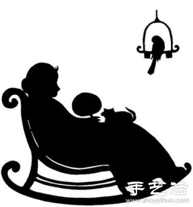 中國傳統(tǒng)剪影圖案作品欣賞 -  rpnrmr.com