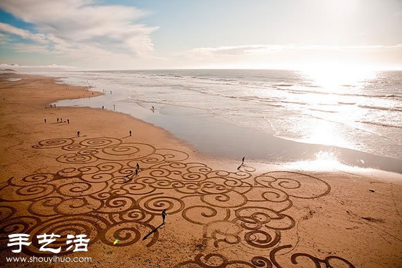 震撼美麗的巨幅沙畫作品 -  rpnrmr.com