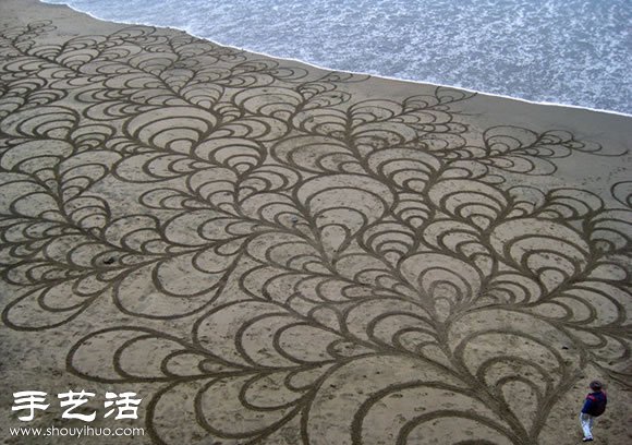 震撼美麗的巨幅沙畫作品 -  rpnrmr.com