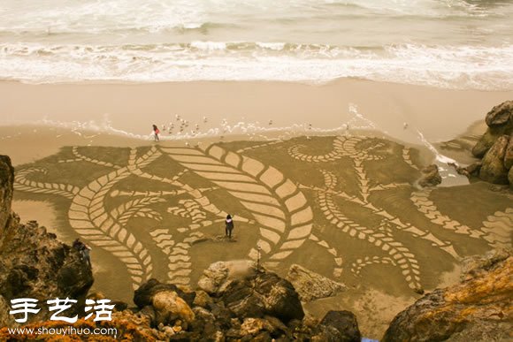 震撼美麗的巨幅沙畫作品 -  rpnrmr.com