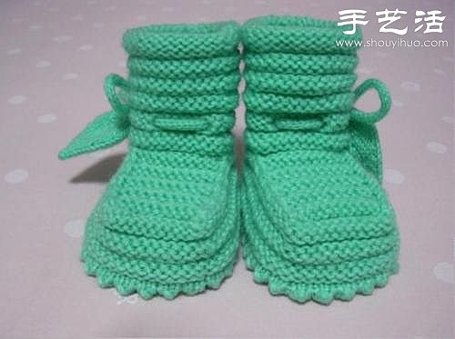 棒針編織寶寶鞋子手工教程 -  rpnrmr.com