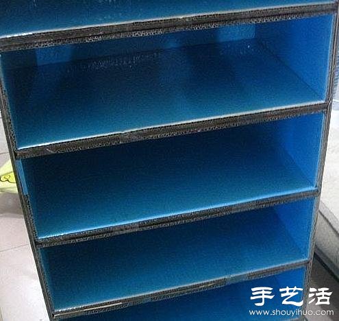 廢舊紙箱廢物利用制作鞋架的方法 -  rpnrmr.com