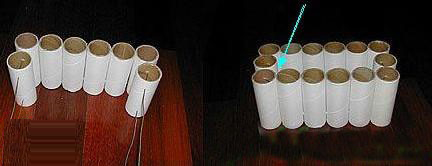 卷紙筒廢物利用手工制作花瓶 -  rpnrmr.com