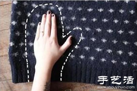 舊毛衣變廢為寶手工制作漂亮手套 -  rpnrmr.com