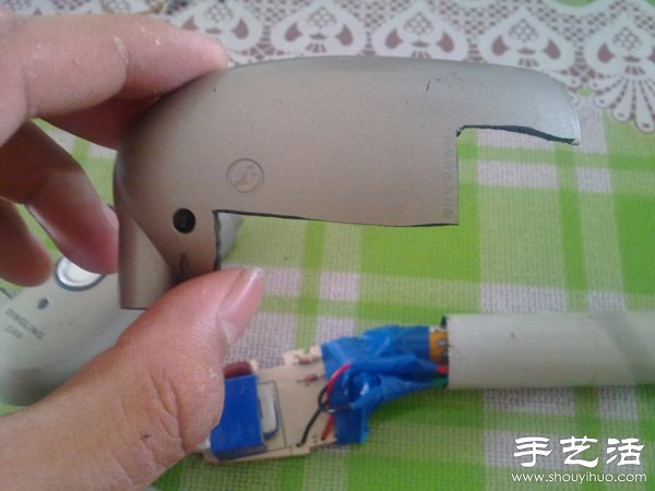 剃須刀+下水管 DIY改造迷你電鉆 -  rpnrmr.com