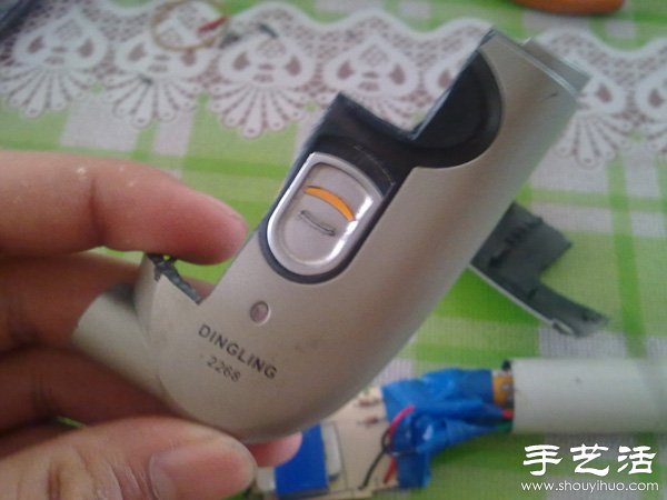 剃須刀+下水管 DIY改造迷你電鉆 -  rpnrmr.com
