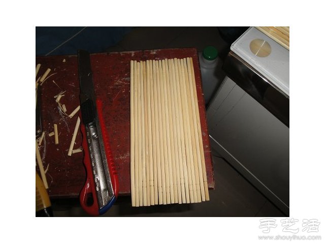 一次性筷子變廢為寶 手工制作小木屋模型 -  rpnrmr.com