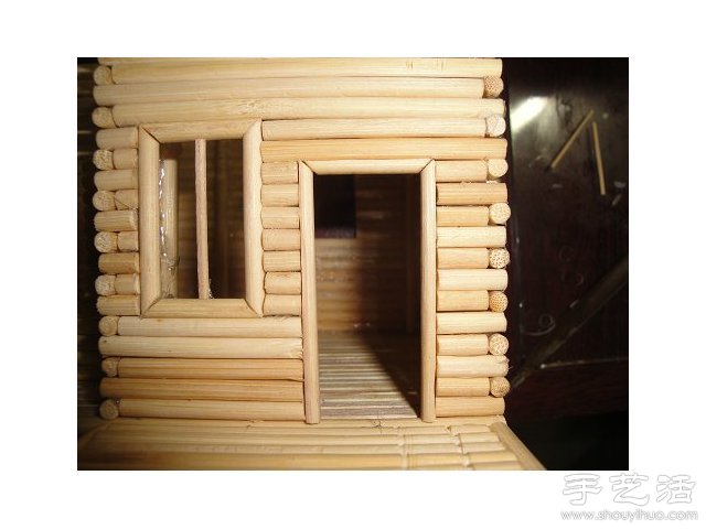 一次性筷子變廢為寶 手工制作小木屋模型 -  rpnrmr.com