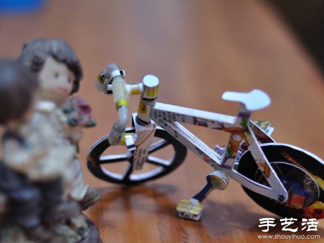 一位網(wǎng)友耗時(shí)兩周純手工制作的迷你自行車 -  rpnrmr.com