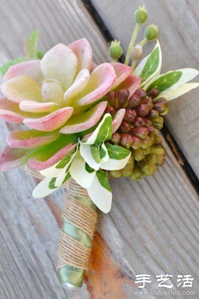 多肉植物DIY環(huán)保個(gè)性婚慶布置 -  rpnrmr.com