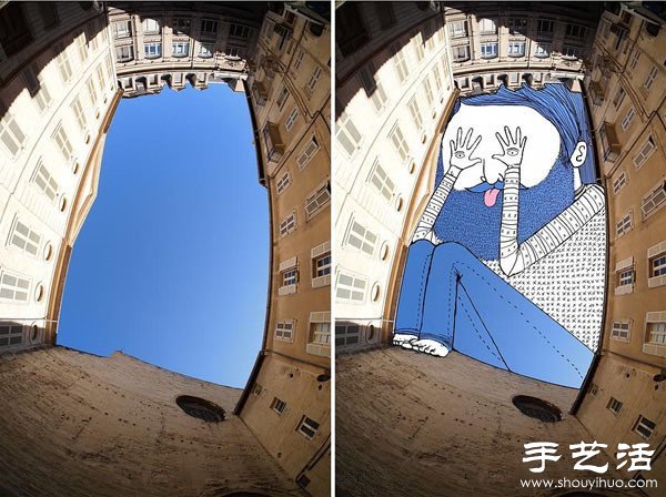 將天空作為畫布 創(chuàng)意DIY有趣圖案 -  rpnrmr.com