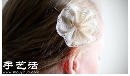 蕾絲手工制作漂亮頭花教程 -  rpnrmr.com