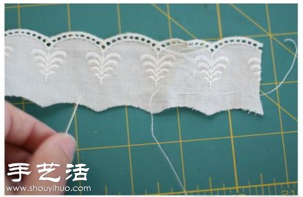 蕾絲手工制作漂亮頭花教程 -  rpnrmr.com