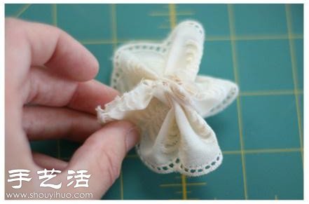 蕾絲手工制作漂亮頭花教程 -  rpnrmr.com
